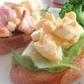 noamanma's cooksnap of when they made ハニーマスタードの卵サンド☆.