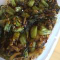 辛味大好's cooksnap of when they made 大根(かぶ）の葉の常備菜.