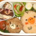 井澤綾華（井澤農園）'s cooksnap of when they made キャラ弁★ミニハンバーグでリラックマ.