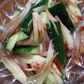 inyako's cooksnap of when they made きゅうりとミョウガのエスニック和え.