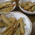 まあくんのおくさん's cooksnap of when they made 揚げごぼうの甘辛あえ☆.