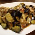 ちべターリー's cooksnap of when they made 鶏もも肉と茄子のスイートチリソース炒め.