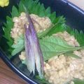 ﾍﾞｰｽﾒｲｸ's cooksnap of when they made ☆納豆☆大葉巻き巻き☆.