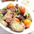yuihiko's cooksnap of when they made 夏野菜の炒め物.