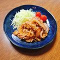 もふもふクロさん's cooksnap of when they made 簡単！豚のやわらかしょうが焼き.