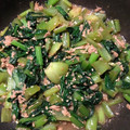 CHIEJO's cooksnap of when they made 弁当に☆冷凍OK！小松菜とツナの炒め煮.