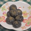 chokomi513's cooksnap of when they made トリプルゴマ団子！.
