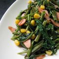 ぶるーぽぴー's cooksnap of when they made エンサイ（空芯菜）とコーンのガリバタ炒め.