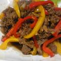 もももママ's cooksnap of when they made 牛肉のガーリックバター✿バルサミコ炒め.