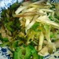 悠里菜mama's cooksnap of when they made ゴーヤとシーチキン炒め、ミョウガとレモン.