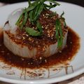 megumage's cooksnap of when they made 大根ステーキおろしバルサミコソース.