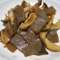 conn's cooksnap of when they made こんにゃくとエリンギのきんぴら.