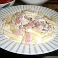 kk1112's cooksnap of when they made 料理教室で人気のクリームパスタ.