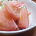ユーロン's cooksnap of when they made トマト嫌いでも食べられる酢トマト♪.