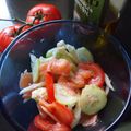 spitze's cooksnap of when they made ☆スモークサーモンマリネのサラダ☆.