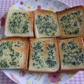 moruchama's cooksnap of when they made 青しそガーリックトースト.
