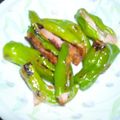 ぼけみたん's cooksnap of when they made ししとうのベーコンチーズ焼き.