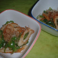Jock's cooksnap of when they made ピーマンとちくわでとっさの楽チンもう一品.