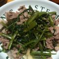 coconatsuk's cooksnap of when they made 豚肉とエンサイ(空心菜)のナンプラー炒め.