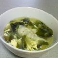 りょこタソ's cooksnap of when they made ぎょうざとワカメのスープ.
