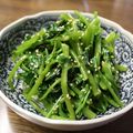 ちべターリー's cooksnap of when they made つるむらさきのナムル.