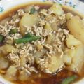 うずら●ё●'s cooksnap of when they made ジャガイモでトロミ！大根のそぼろあん煮.