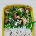 まきといん's cooksnap of when they made ピーマンとしめじの胡麻和え.