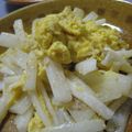 atsuvega's cooksnap of when they made ほんのり甘い玉子と大根の塩炒め.