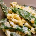 maruru-nn's cooksnap of when they made ☺スナップエンドウのマヨにん卵サラダ☺.