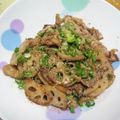 NYamashita's cooksnap of when they made 豚バラ×蓮根しゃきしゃき炒め.