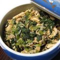 春なし's cooksnap of when they made 超簡単！かぶの葉＆じゃこ炒め.