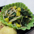 ｕｕｕ's cooksnap of when they made ほうれん草とえのきのバター炒め☆.