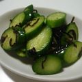 はちれ's cooksnap of when they made 塩こんぶとレモンで☆さっぱり和え物.