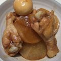 のんとモモ's cooksnap of when they made 大根と鶏の煮物（ゆで卵入り）.