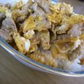 ハリュ吉's cooksnap of when they made 豚キムチとろ~り卵.