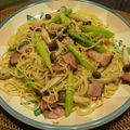 黒すぐりちゃん's cooksnap of when they made アスパラとベーコンのパスタ.