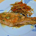 ＷａＴヒロコロ's cooksnap of when they made サーモンのバジルソテーゆずこしょうソース.