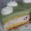 ゆラスル...'s cooksnap of when they made あずき＆抹茶のムースケーキ.