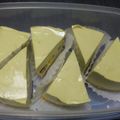 まなさくら's cooksnap of when they made 抹茶チョコでレアチーズケーキ♪栗入り☆.