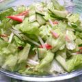 ３びきの子ぶたのまま's cooksnap of when they made 梅昆布茶＊サラダ＊.
