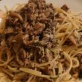 no_rico's cooksnap of when they made サバ缶ガーリックパスタ.