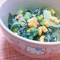 つつくみ's cooksnap of when they made ワカメきゅうりのミックス冷サラダ.