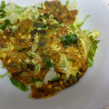 minami1977's cooksnap of when they made お夜食キャベツとネギのお焼き♪.