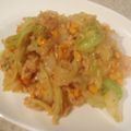 ぷちpuchi's cooksnap of when they made キャベツ＆スイートコーンのノンオイル焼飯.