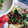 タコきち's cooksnap of when they made 簡単　*　豚肉と長芋の炒め物　*.