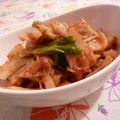rie-tin's cooksnap of when they made 竹輪の海苔キムチ和え.