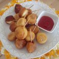 ハンとユヅキ's cooksnap of when they made パーティには『☆ミニアメリカンドッグ☆』.