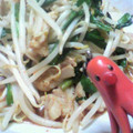タコきち's cooksnap of when they made 辛辛♪豚モツともやしのキムチ炒め.