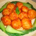 めぐめぐこ's cooksnap of when they made えびチキンボールのチリソース.