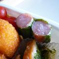 ゆいランラン's cooksnap of when they made お弁当に♬ウィンナーのマヨ青じそ巻き.